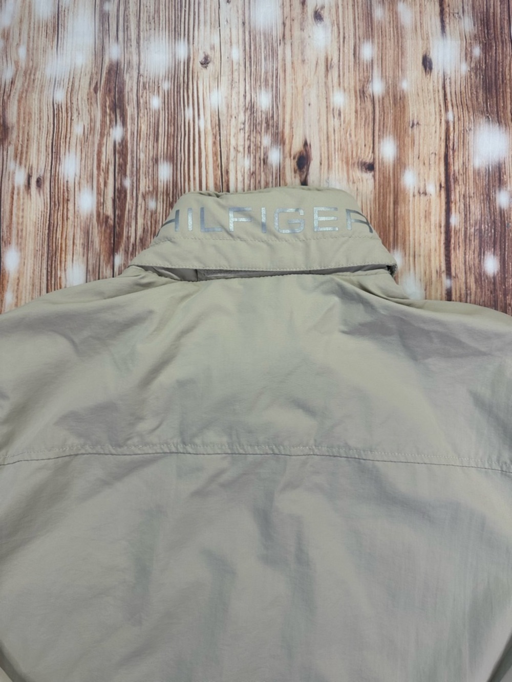 Tommy Hilfiger Men's Beige Full Zip Spell Out Yacht Hooded Jacket Size XXL - Picture 6 of 16
